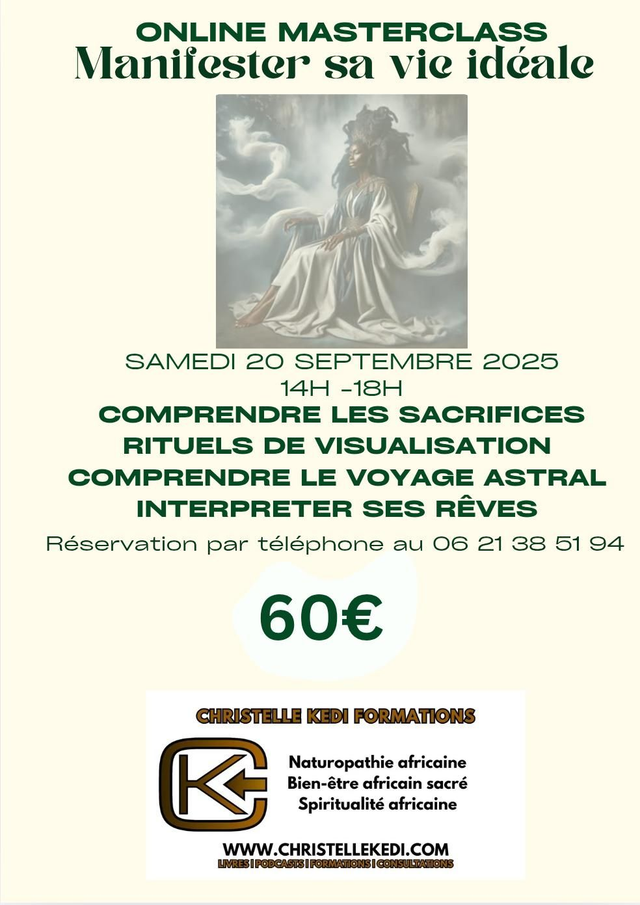 REPLAY MASTERCLASS Manifester sa vie idéale 