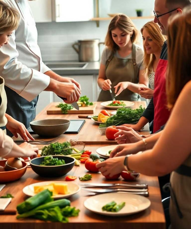 Cours de cuisine de 2 heures pour 4 personnes