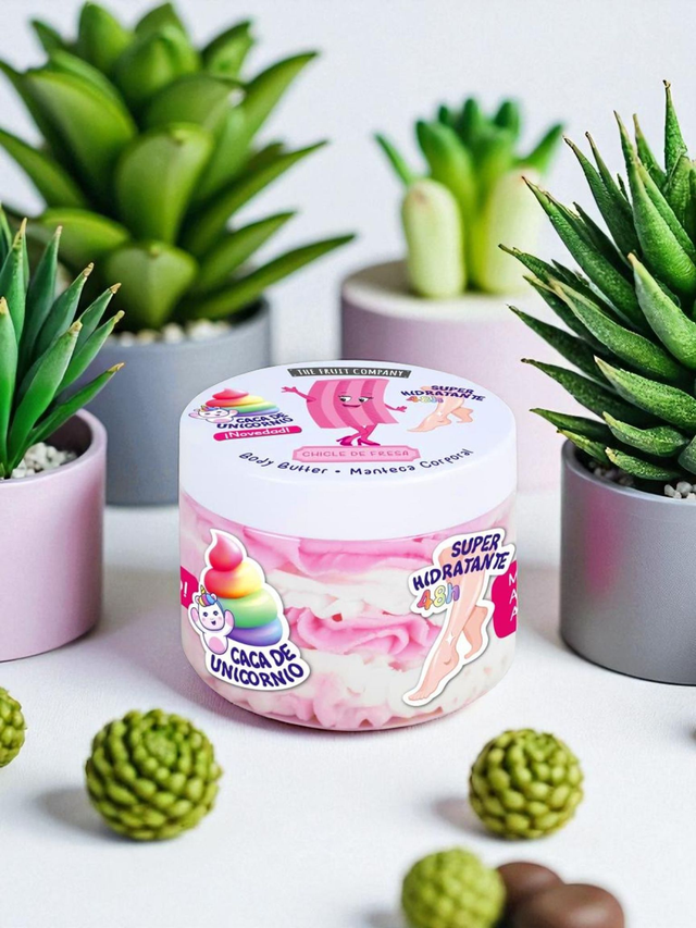 Beurre chantilly corporel Chewing-Gum La Fraise