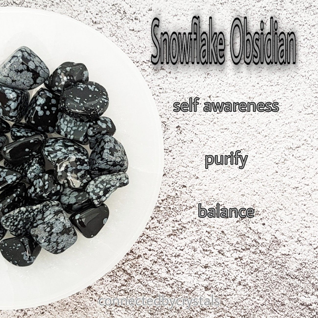 Snowflake Obsidian