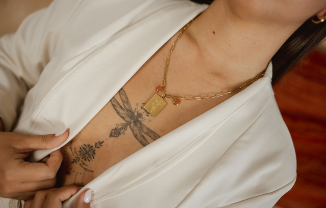 Necklace with Polymer Clay ~ Woman