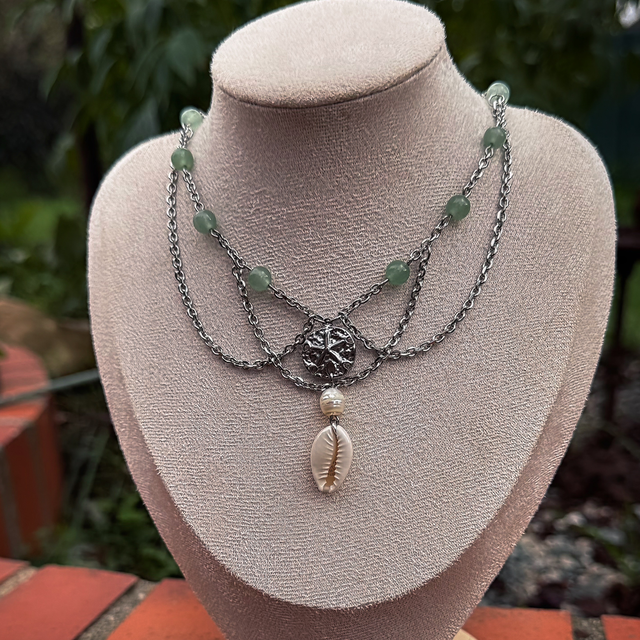 Collier OCÉANIDE aventurine 