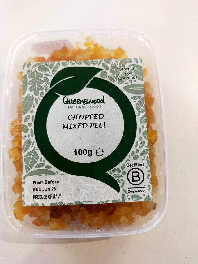 Chopped mixed peel 100g