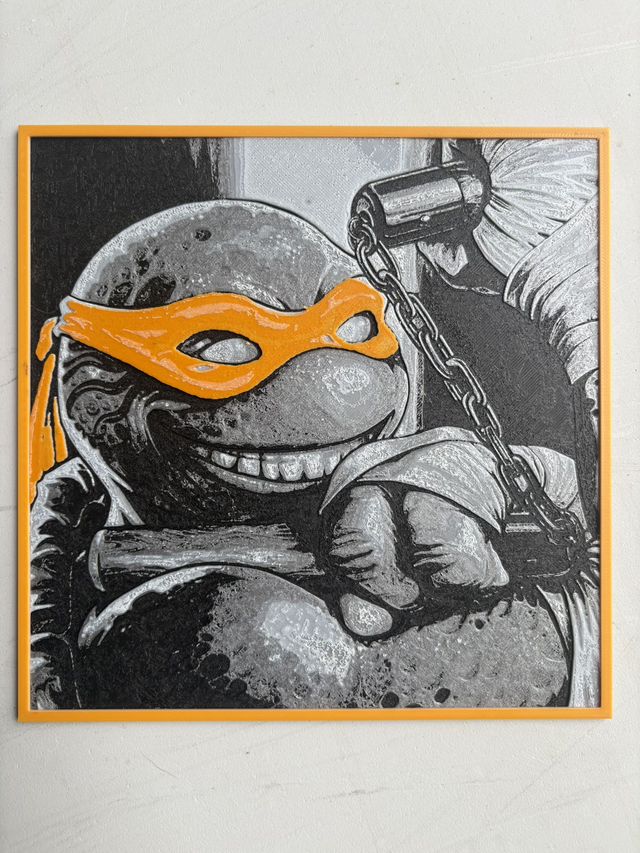 Tortue ninja orange 2