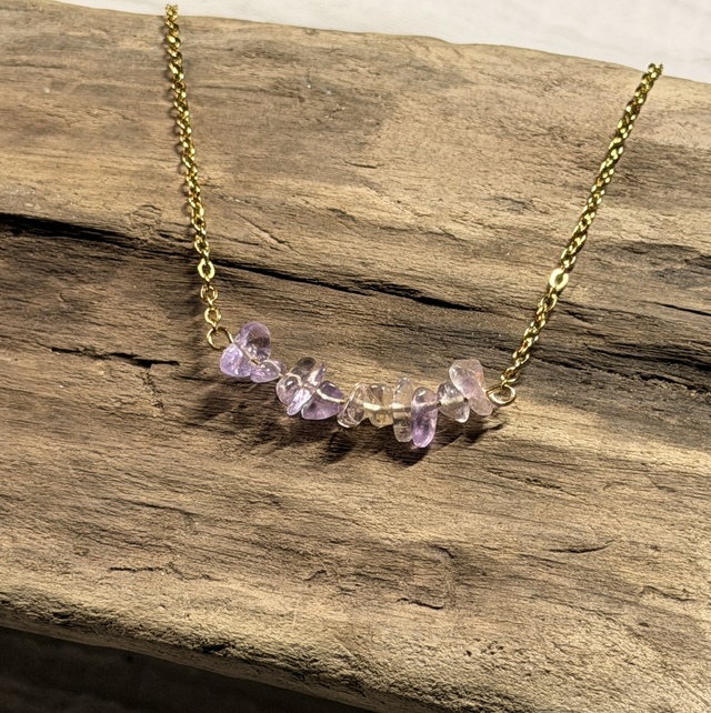Collier « vitalité » amétrine 