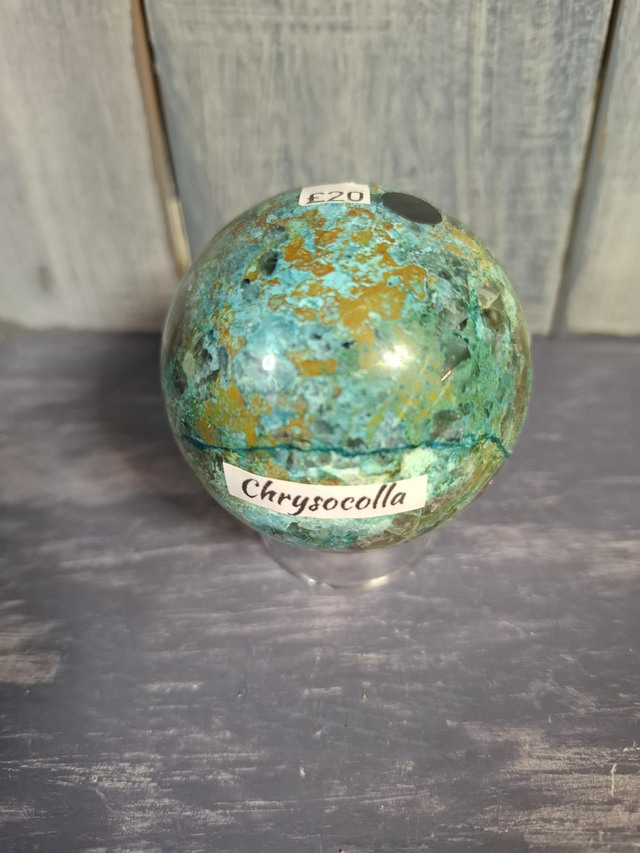 Chrysocolla Sphere 