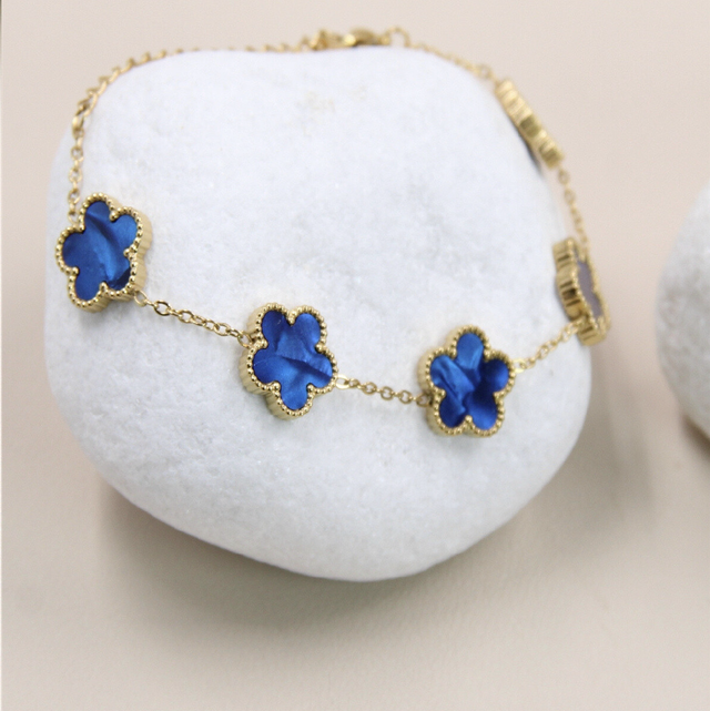 Bracelet multi trèfle