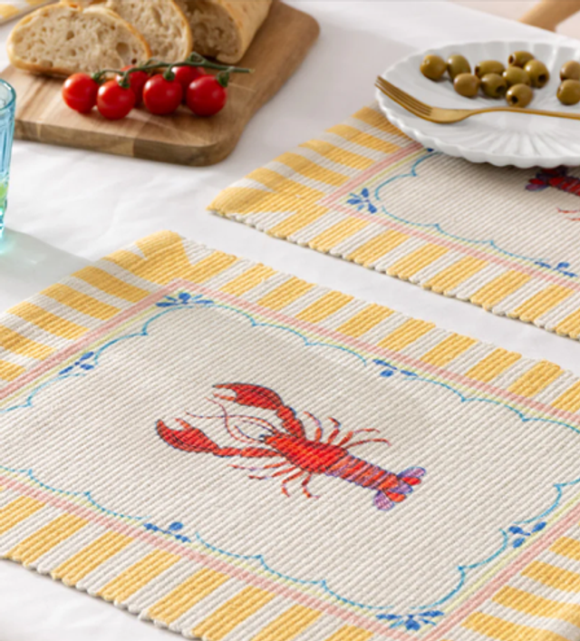 Lobster Set Of 4 Placemats 