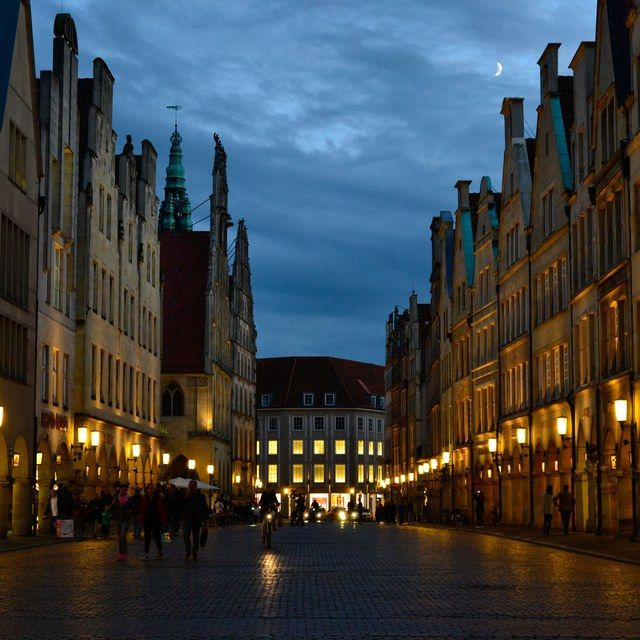 Prinzipalmarkt bei Nacht