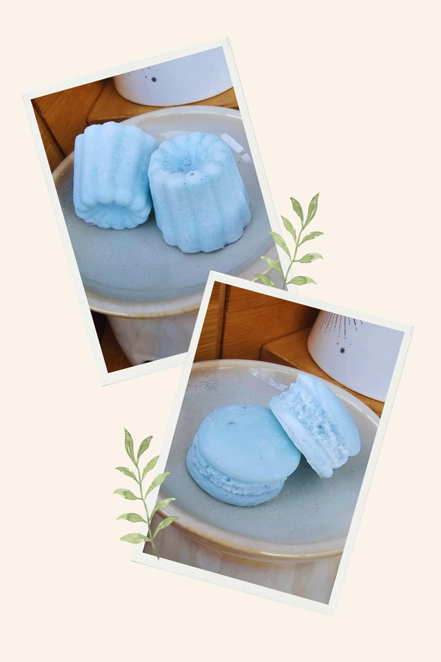 Grand air Soupline – Fondant de cire  - Macaron/Mini-Cannelé