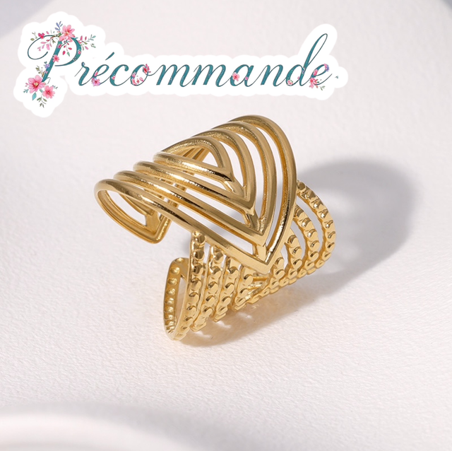 Bague PRINT Doré | PRÉCOMMANDE 