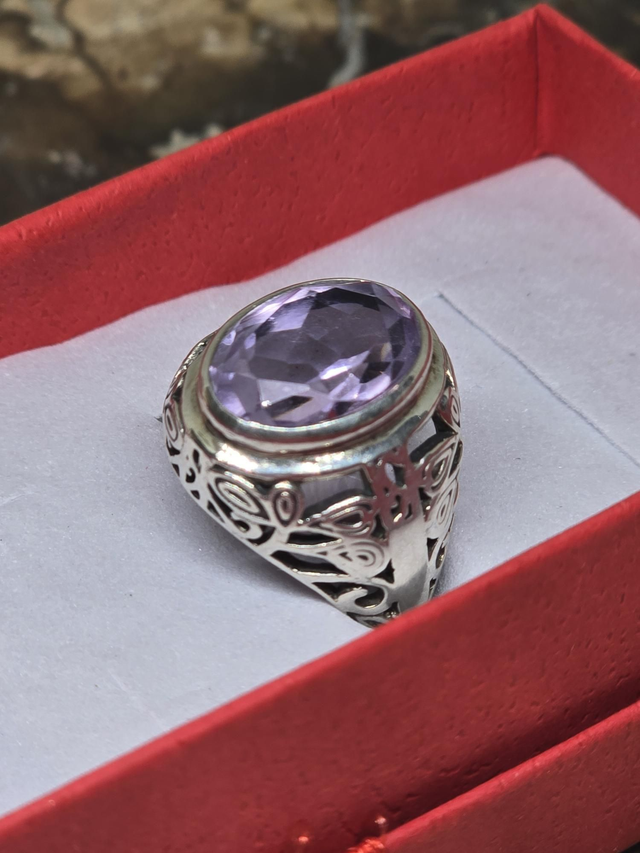 Bague Argent 925 et Améthyste