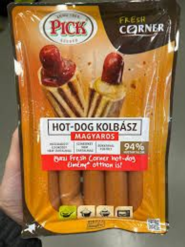 PICK magyaros HOT-DOG 300G (Saucisse hotdog)