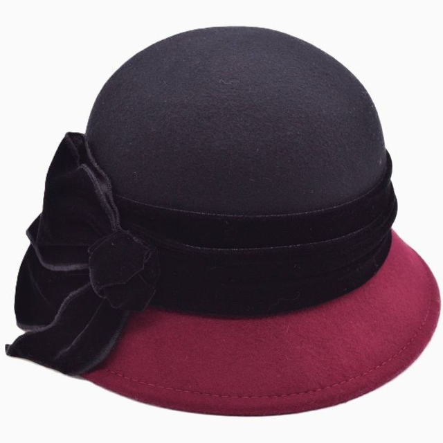 Wool Vintage Cloche Hat 2767