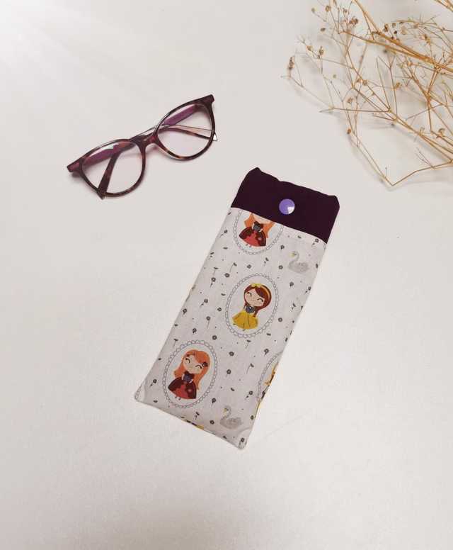 Étui lunettes princesses