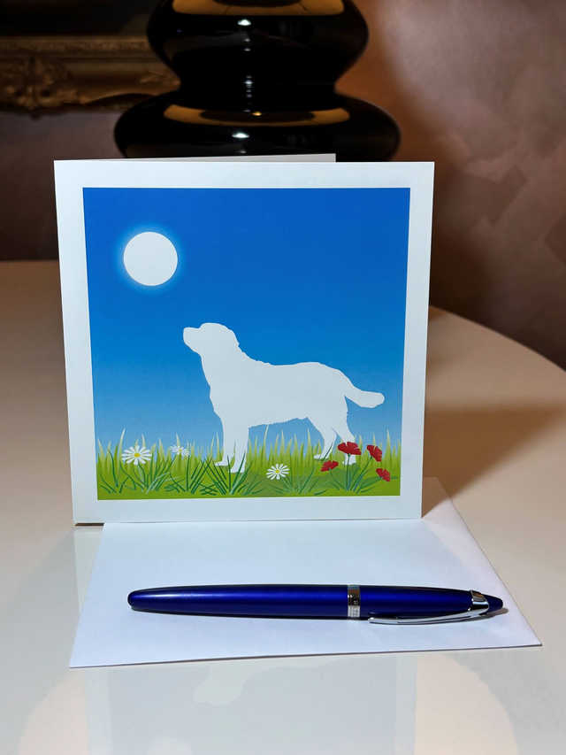 'Summer Days', Dog Greetings Card