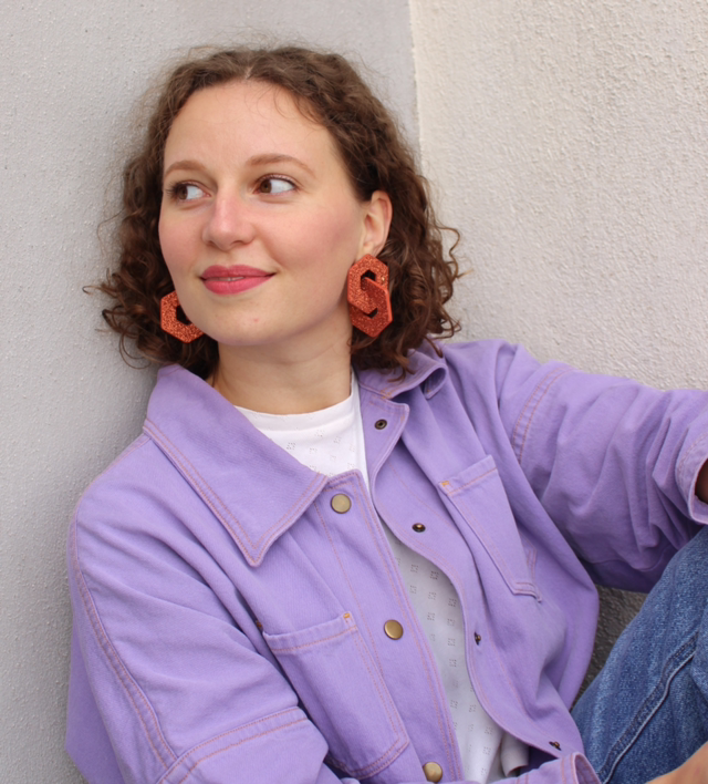 Astra • terracotta pailleté