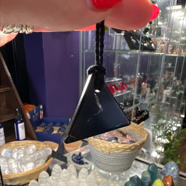 Triangle Shungite Necklace 