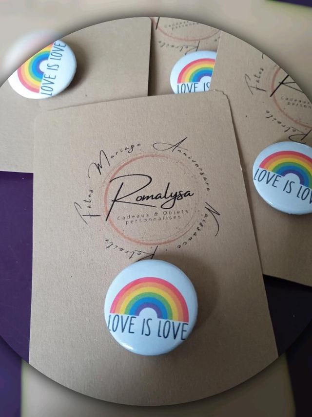 Badge à thème orientation sexuelle 