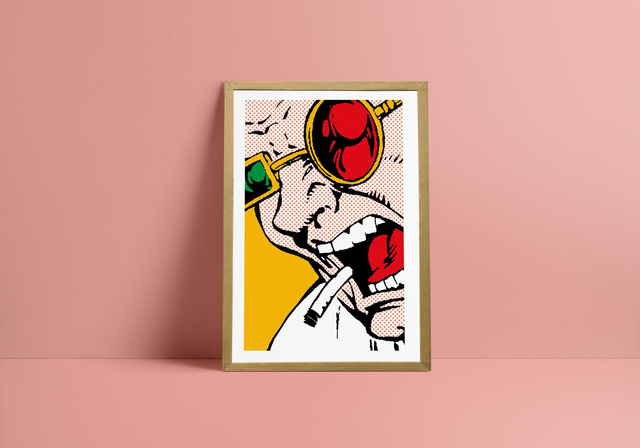 La vérité, Affiche en édition limitée, sérigraphie artisanale | spider jerusalem, comic book, pop art, wall decor, decoration Active