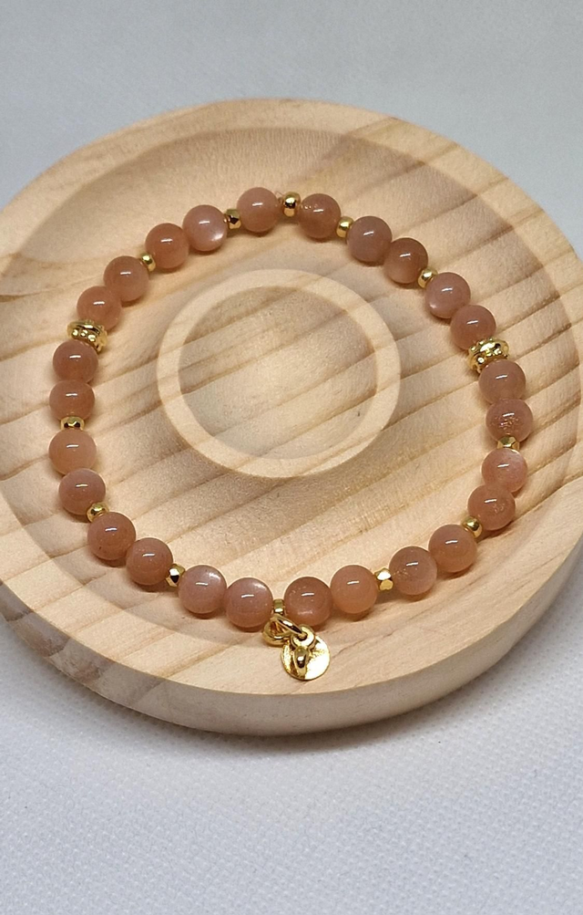 Bracelet Pierre de lune en 0,6 cm