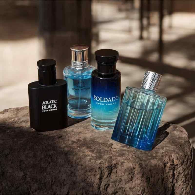 Mi Stylo Men Fragrance Body Array – SOLDADO | AQUATIC BLACK | ICONIC | VICTORY – 50ML | Fragrance &amp; Perfume


