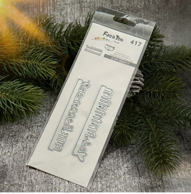 Zusatzset Schriftstanzen Nr.417 / Gute Besserung / Gratulation Hersteller: Farbton-Design GmbH