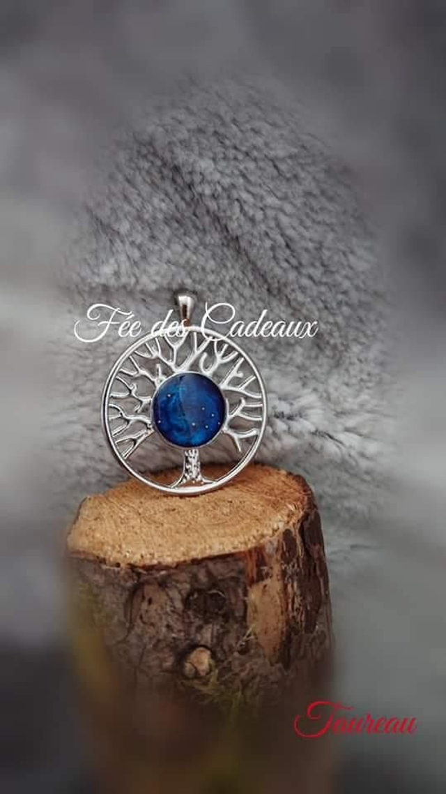 Pendentif "Constellation Arbre de Vie" Taureau 