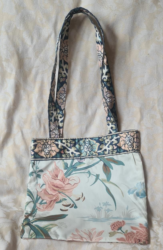 Pink / Blue Tote Bag