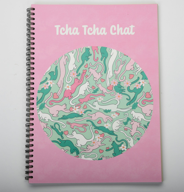 Carnet A4 illustré par Myriam Myrbou de la marque Pepeuf