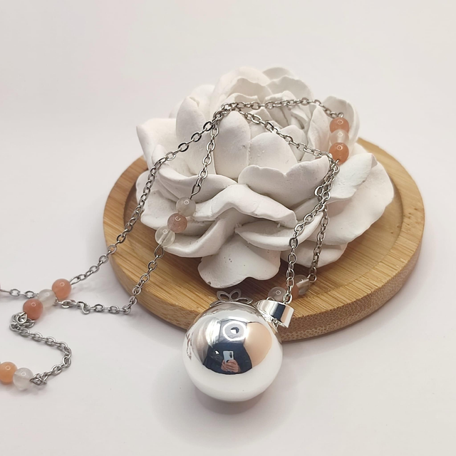 Bola de grossesse argenté 