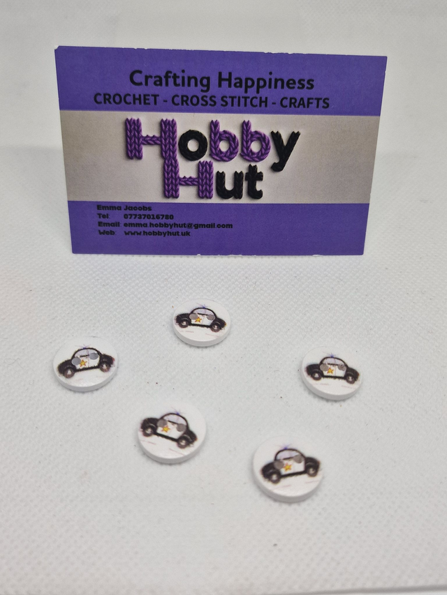 Police Car Buttons