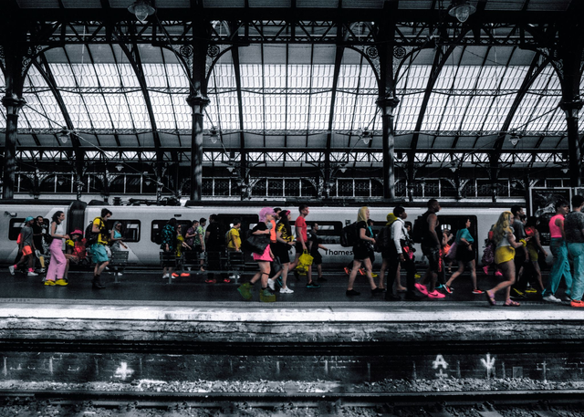 Brighton Pride Station Greeting Card