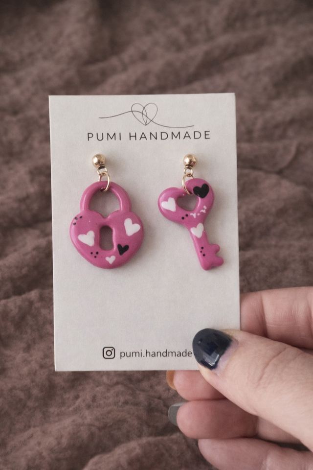 Love stories - Candado y llave rosa