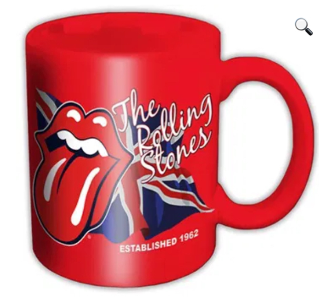 Rolling Stones Red Union Jack Mug