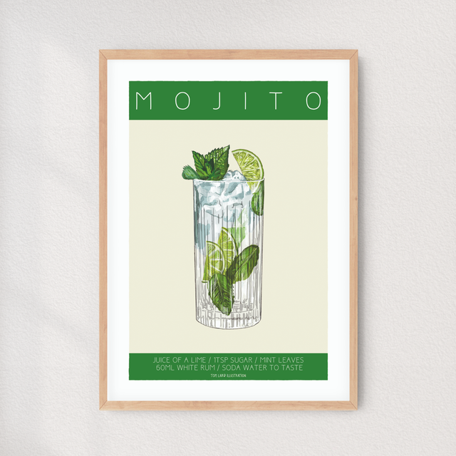 &#039;Mojito&#039; art print