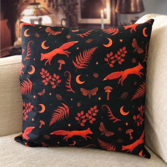 Coussin 40x40 - Le bois aux renards 