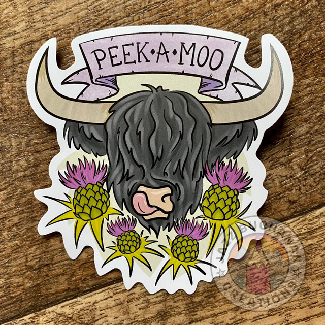 Peekamoo sticker