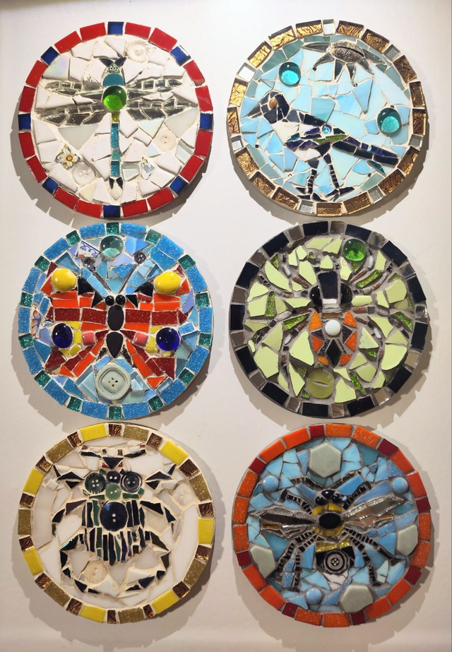 Garden Orb Weaver Spider Mosaic Kit