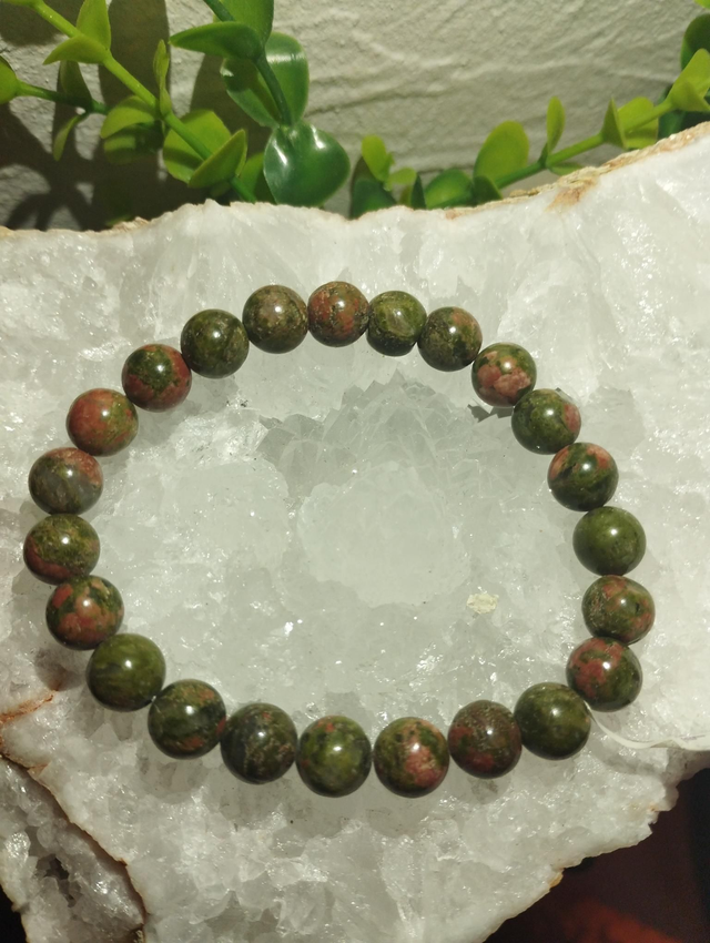 Bracelet Unakite 8mm