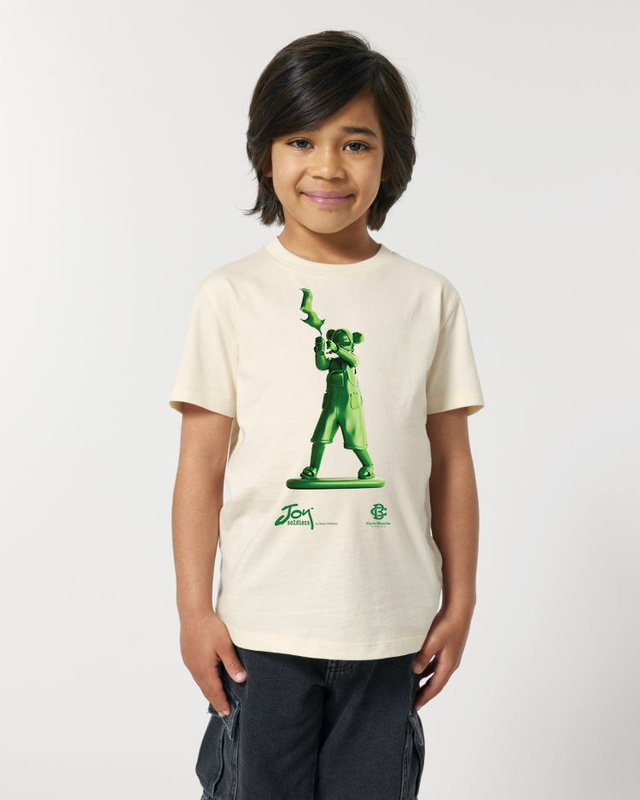 Joy Soldiers™ - Kids T-shirt &#039;Let It Burn&#039; - Cream