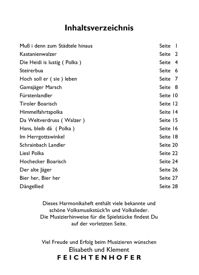 Musikanten spielt´s auf - Spielheft 1