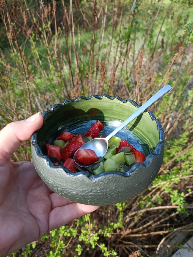 Ramequin ciselé en grés