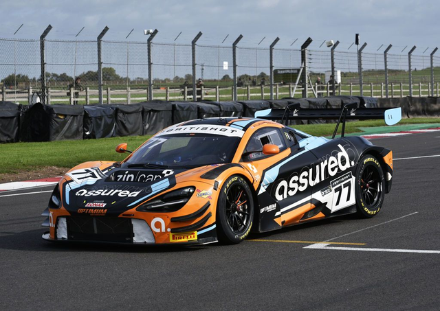 ICA4594  #77 McLaren 720S GT3 Evo Optimum Motorsport British GT 2025 Donington Park Photographic Print