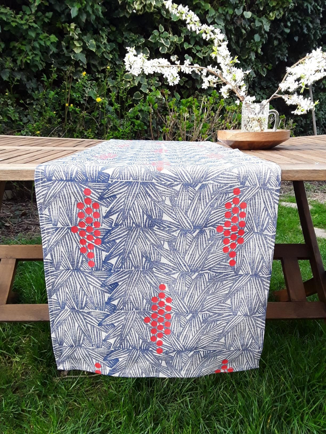 Chemin de table en lin 