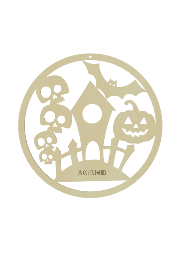 Couronne Halloween - Personnalisable