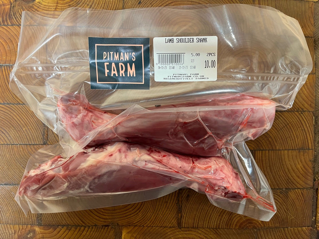 Lamb Shoulder Shanks - 2 shanks per pack - Frozen