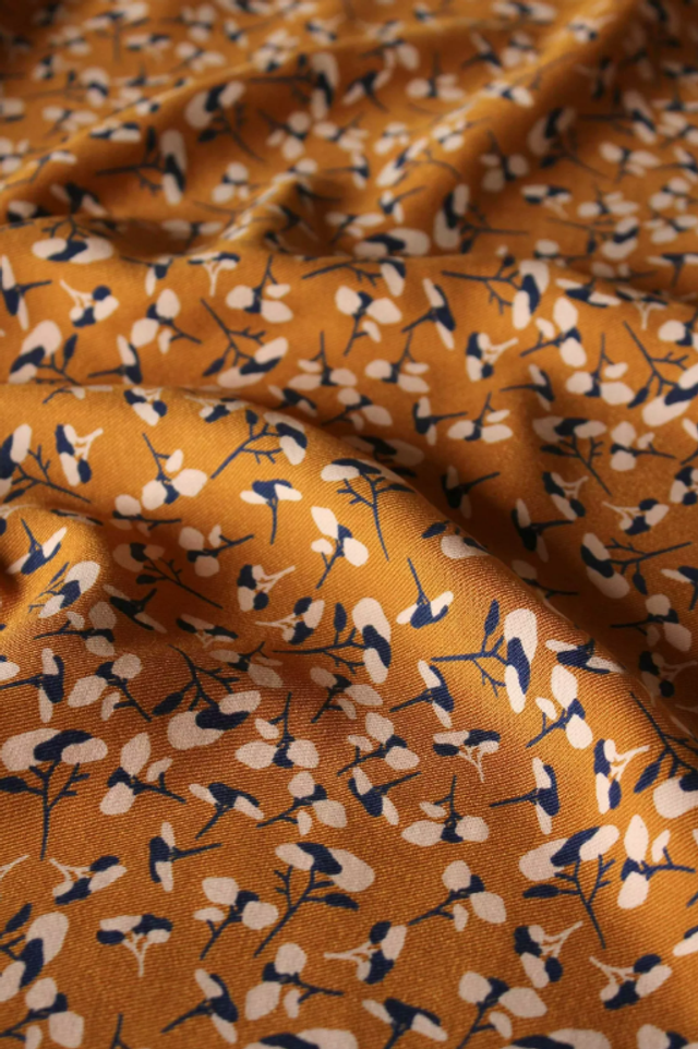 Coupon 80cmx145cm Pinéa Curry - Eglantine et Zoé 