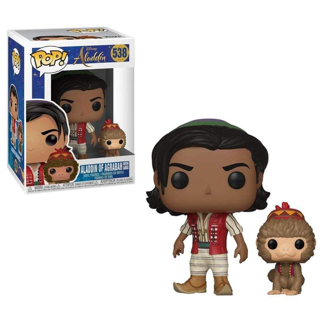 Funko Disney: Aladdin W/ Abu Pop Vinyl (Aladdin Live Action)
