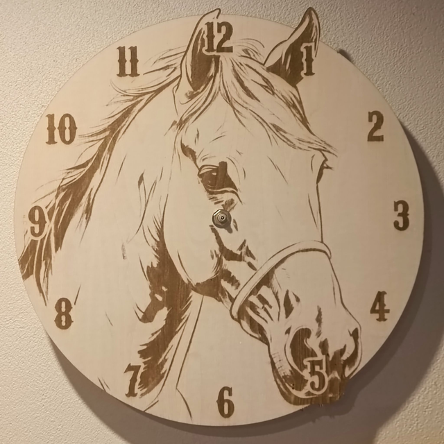 Horloge cheval